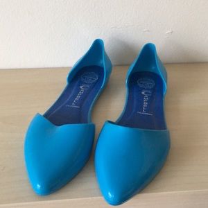 Jeffrey Campbell | Blue Jelly Flats 6